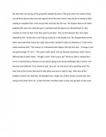 Coach Carter Case Essay