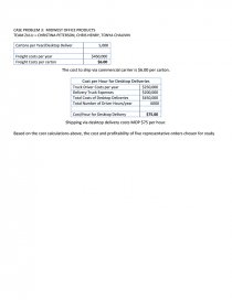 Midwest office Products - Coursework