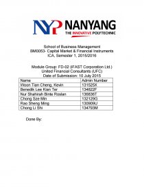 Bm 0053 Capital Market Financial Instruments Research Paper