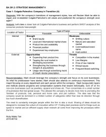 swot analysis of colgate toothpaste